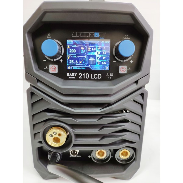 Suvirinimo pusautomatis SPARTUS EasyMIG 210LED, 200A, 230V